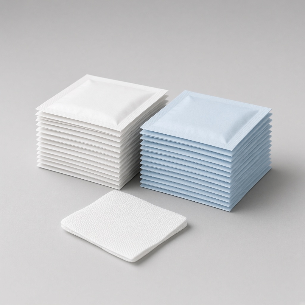 Pads de alcohol y clorhexidina