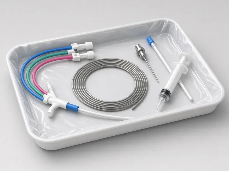 Kit de catéter venoso central triple lumen